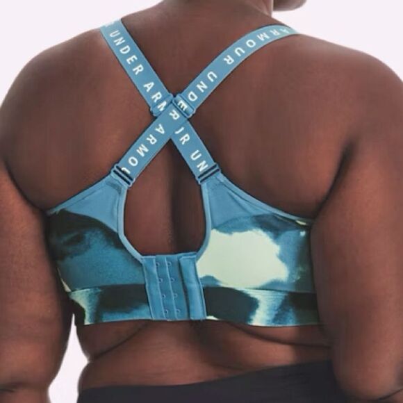 Under Armour Women's UA Infinity High Printed Sports Bra Plus Sz 1X High-Support - Picture 10 of 10